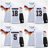 1990 FIFA World Cup Germany vintage home white short-sleeved children's jersey Klinsmann 18 Changed 