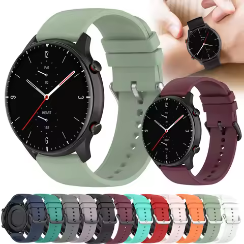 For Huami Amazfit GTR 2 2e / GTR2 eSIM GTR 47mm Stratos 3 2 Strap Silicone Wristband Bracelet Watchb