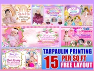 TARPAULIN PRINTING WITH FREE LAYOUT 13oz Makapal