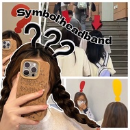 Funny arrow headband prevents lost conspicuous hair accessories funny face washing hairband