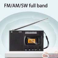 PIN Mini LCD Radio Battery Powered Portable Radio Excellent Reception Pocket AM FM Radio With Telescopic Antenna