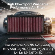 For VW Polo 6V2 9N 6V5 Caddy MPV SAB SAJ 9K9B 2KB 2KJ 2CB 2CJ 1.4 1.6 1.9 2.0TDI SDI High Flow Perfo