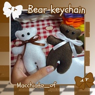 GANTUNGAN BEAR KEYCHAIN BEAR Keychain - BEARpolar - GRIZZLY BEAR - macchiato_of