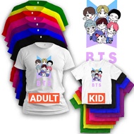 Things For Army Kpop Bt21 Korean Girl Tshirt Baju Unisex Fashion Anime Budak Boy Cotton Cloth Kid