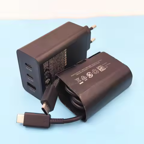 SAMSUNG 65W GaN USB C Fast Charger EU PD Quick Charge Wall Adapter For Galaxy ZFold 8 Ultra 7 6 A37 