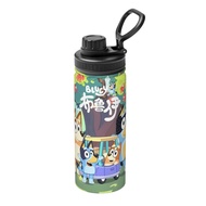 Bluey Large capacity insulated water bottle 18OZ,Cartoon insulated kettle 500ML sports water bottle,