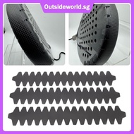 outsideworld.sg 3PCS Padel Racket Protector PU 15.7 Inch Frame Guard Protective Sticker for Sports A