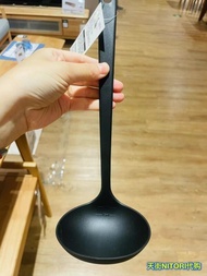 NITORI Mini Nylon Cooking Spoon Non-Stick Pan Special Utensils Flat Bottomed Soup Spoon Kitchen Tool