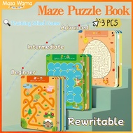 Maze Book Early Brain Concentration Thinking Training Activity Games Children Book Puzzle Book Buku 
