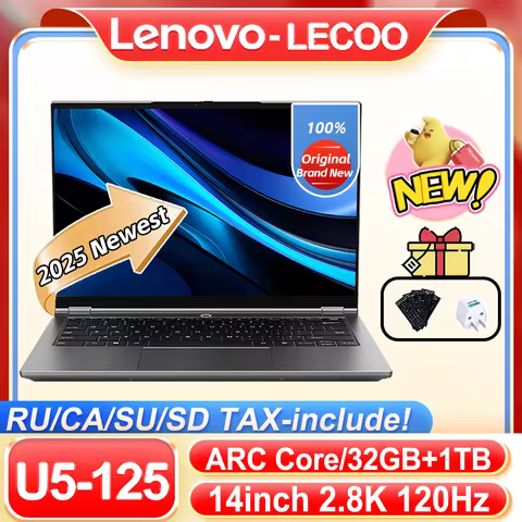 【2025 Lecoo】 Lenovo Lecoo Pro 14 Ultra5-125H 2.8K IPS Screen 120Hz 32GB+1TB