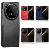 For Honor Magic V5 Hard Shockproof Cover Phone Case For Huawei Honor Magic V5 PU Leather Protective 