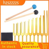 【hzszzzzs】Tuning Forks Set 9Pcs 174/285/396/417/528/639/741/852/963Hz Tuning Fork, Sound Healing Too