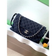 Top Match 1: 1 Female Bag Airport Bag Jing Bairan Same Style Jing Bairan Same Style Denim Airport Ba