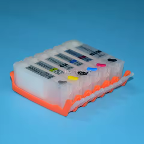 6Colors BCI-350 BCI-351 350 351 Refillable Ink Cartridge For PIXUS MG6330 MG6530 MG6730 7130 7530 75