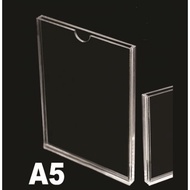 A3 / A4 / A5 Acrylic Display Frame Slot In