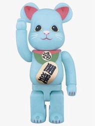 Bearbrick 青蓄光招財貓 青蓄光 400%