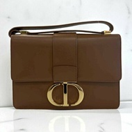 DIOR 牛皮蒙田肩背包 焦搪色