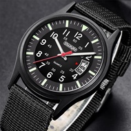 Fashion Mens Nylon Watches Luxury Men Army Military Quartz Watch Calendar Date Wristwatch