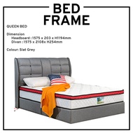 QUEEN SIZE BEDFRAME/QUEEN BEDFRAME WITH HEADBOARD/DIVAN BED/DOUBLE BEDFRAME