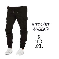 🔥New 🔥Seluar Jogger Hot Iteam Limitted Eddition 6 pocket Jogger Multi Working Pants Unisex