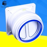 [Serenable] Non-return Valve for Extractor Hood, Draught Blocker, Vent Butterfly Check Valve, Bathro