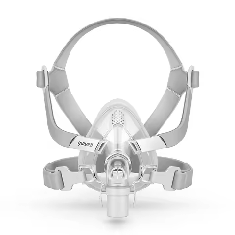 YUWELL YF-02 CPAP Masks Full Face Mask Sleep Apnea Mouth and Nasal Mask with Headgear for CPAP Machi