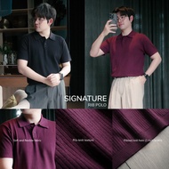 Signature Rib Polo Polo Shirt Men Polo T Shirt Men Polo Shirt