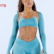 Cotopaxi European And American Fitness Shawl Beautiful Back Non-Slip Shawl Long-Sleeve Tight-Fitting