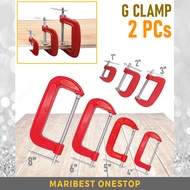 2PCS G Clamp Woodworking Clamp Clamping Device Adjustable DIY Heavy Duty G Clamp