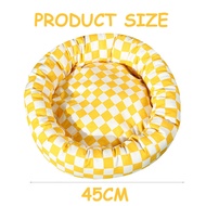 Rubvrenti Pet Bed Cat House Dog House Plush Cotton Tahan Lama Raised Rim Indoor Sleep Nest All Breed