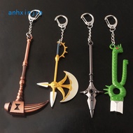 Anime Seven Deadly Sins keychain exquisite creative backpack buckle keychain Weapon Model Pendant Ke