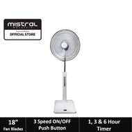 Mistral Kipas Berdiri | Stand Fan with Remote Control (18") MSF1805MR