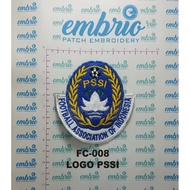 Patches Jogja FC-008 Patch PSSI Indonesian Football Embroidery Logo Football Indonesia PSSI 7cm Embr