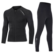 2MM Neoprene Wetsuit Diving Jacket & Diving Pants 2 Pieces Set Men Women Scuba Spearfishing Surfing 