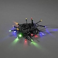 Konstsmide 1469-500 LED Fairy Lights with On/Off Switch, 6 Hour Timer, 30 Colourful Diodes, Battery 