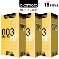[Bundle of 3]Okamoto 003 Real Fit Condoms Pack of 10s