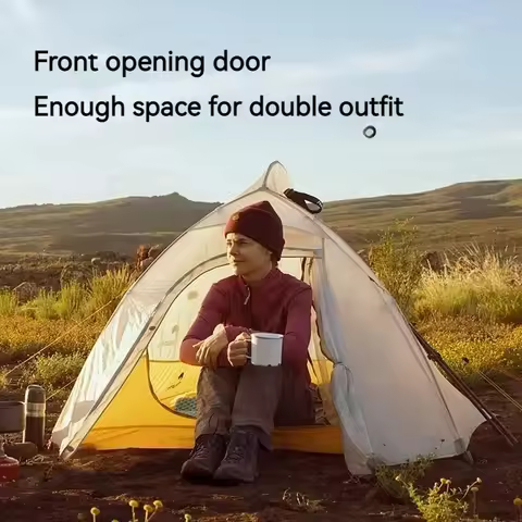 for Naturehike Cloud Up 2 Camping Tent 1-2 Person 980g Nylon 10D Silicone Waterproof Portable Hiking