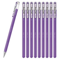【Direct from Japan】 Pentel Ballpoint Pen, Color Matte Hop, Light Violet, 10 pens, K110-VV2