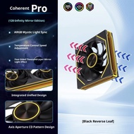 LOVINGCOOL Coherent Pro-360/240/120 ARGB digital display PC fan computer case Siamese Building block