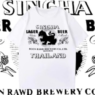 สิงห์ ลาเกอร์ เบียร์ ซินซ์ 1993 เสื้อยืดคอกลมแขนสั้น SINGHA LAGER BEER t shirt