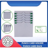 Punch Card Holder丨Punch Card Rack | 10'slot Punch Card Holder *ABS Material