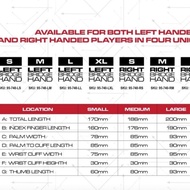 New Original Cuetec Axis Black Red Gloves Non