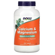 NOW Foods, Calcium & Magnesium, 250 Tablets