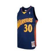 เสื้อชุดนักบาสเก็ตบอล ของ Mitchell & Ness ของ Stephen Curry ปี 2009-2010 ทีม Golden State Warriors