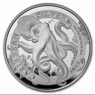 koin perak Barbados Caribbean - 1 oz silver coin