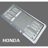 Monqiqi กรอบป้ายรถยนต์  TOYOTA HONDA ISUZU มีโลโก้ กรอบป้ายไทเท กรอบทะเบียนรถ อะไหล่รถยนต์