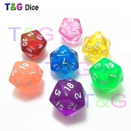 Multi-Sided Digital Dice Running Group Dice D4D5D8D10D12D20 Board Game d10 Pieces Package Color Rand