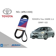 Front Engine Belt TOYOTA Vios 1NZFE 1.5 (2007-12) [4PK1220]/Alternator AC Delco