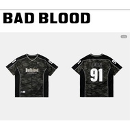 Badblood FON V-Neck Jersey Short Sleeve - Green Camo