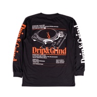 DAILY GRIND DRIP & GRIND LONGSLEEVES BLACK